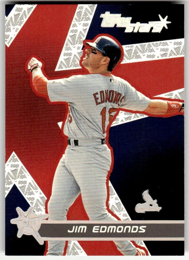 Jim Edmonds 2001 topps Topps Stars