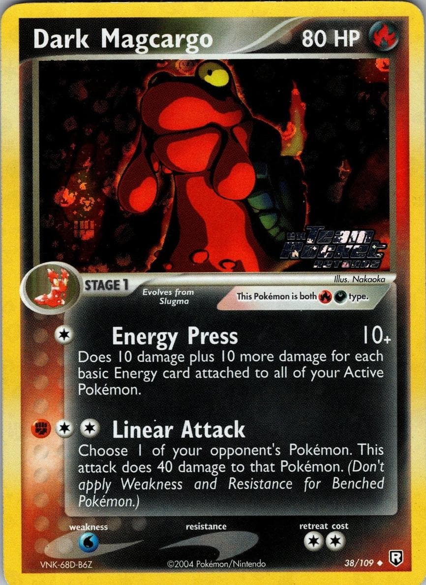 Dark Magcargo trading card