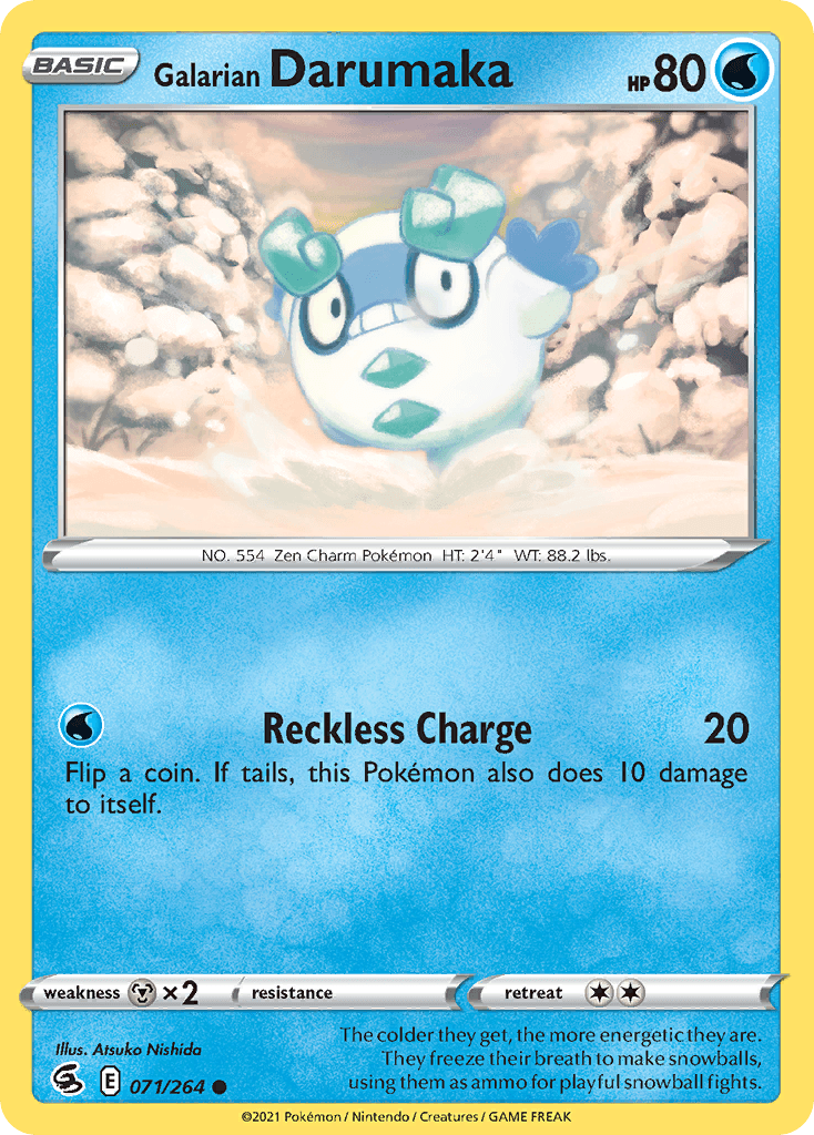 Galarian Darumaka Pokemon
