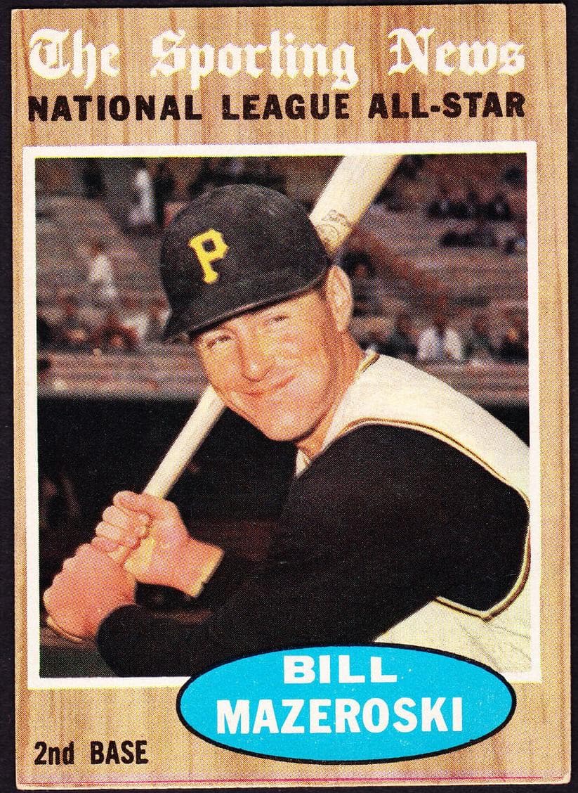Bill Mazeroski 1962 topps Topps
