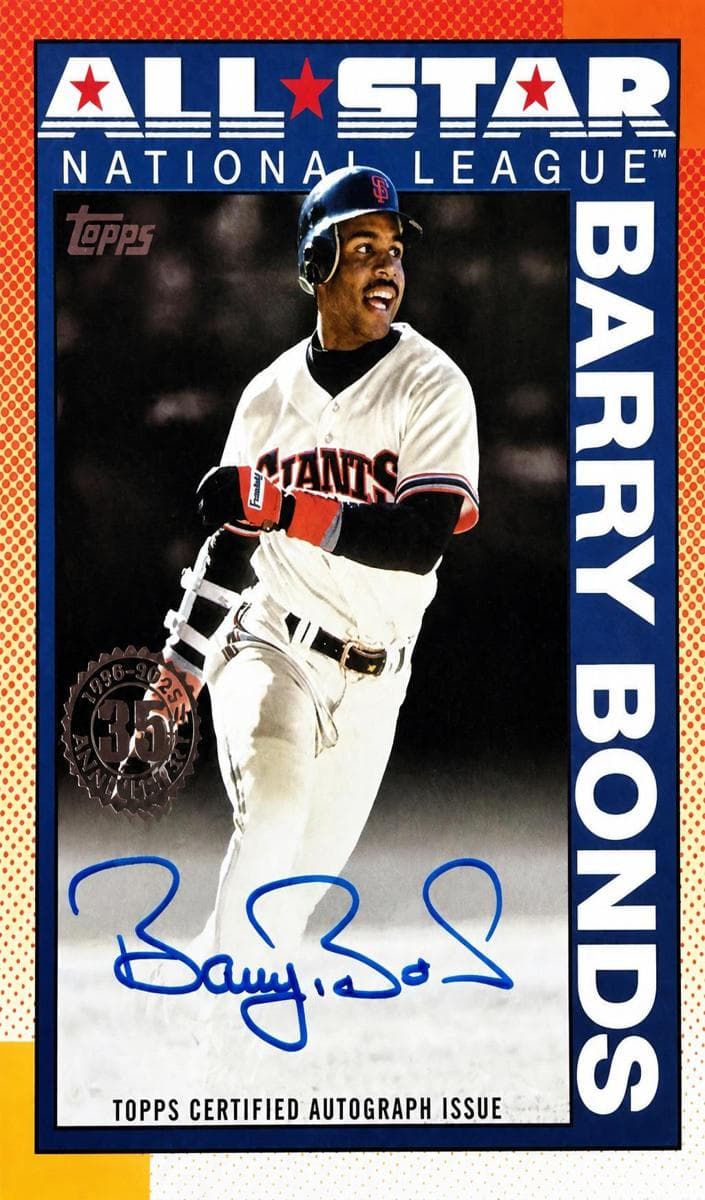 Barry Bonds 2025 topps Topps