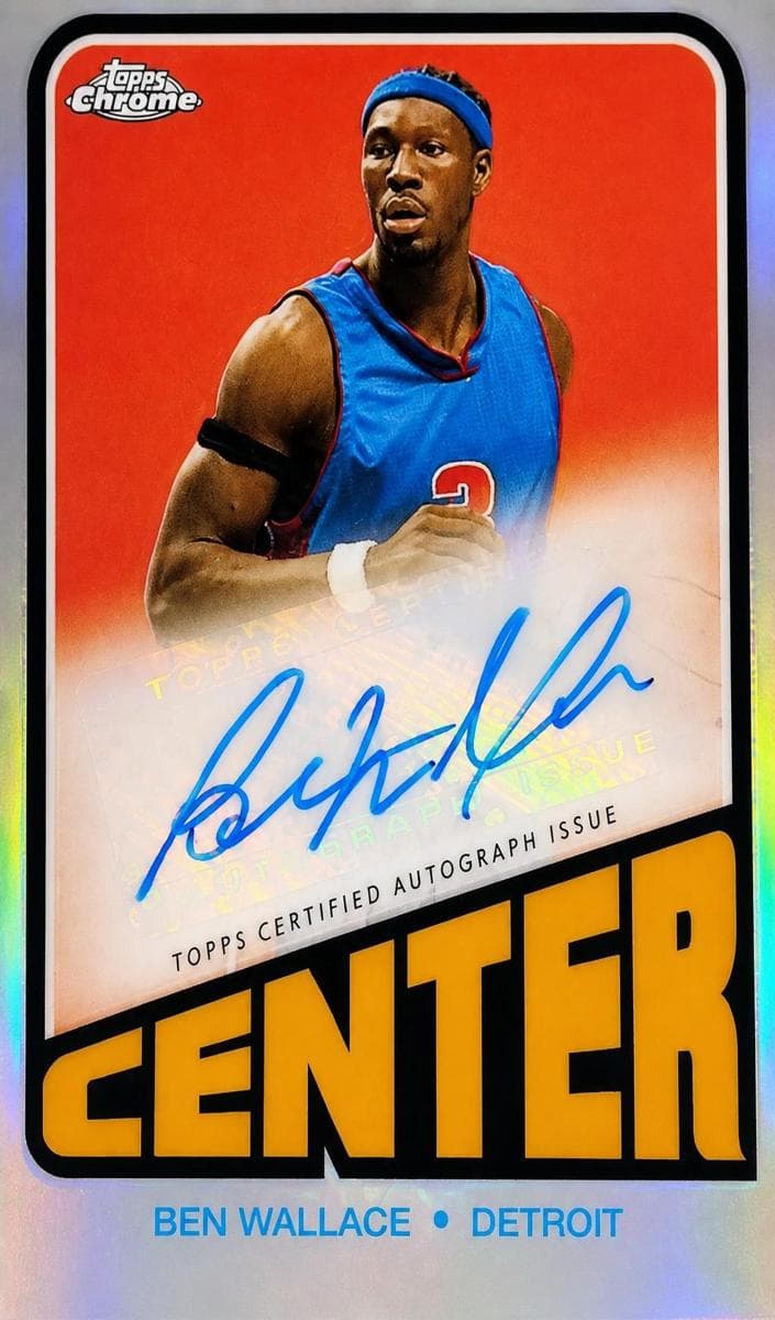 Ben Wallace trading card