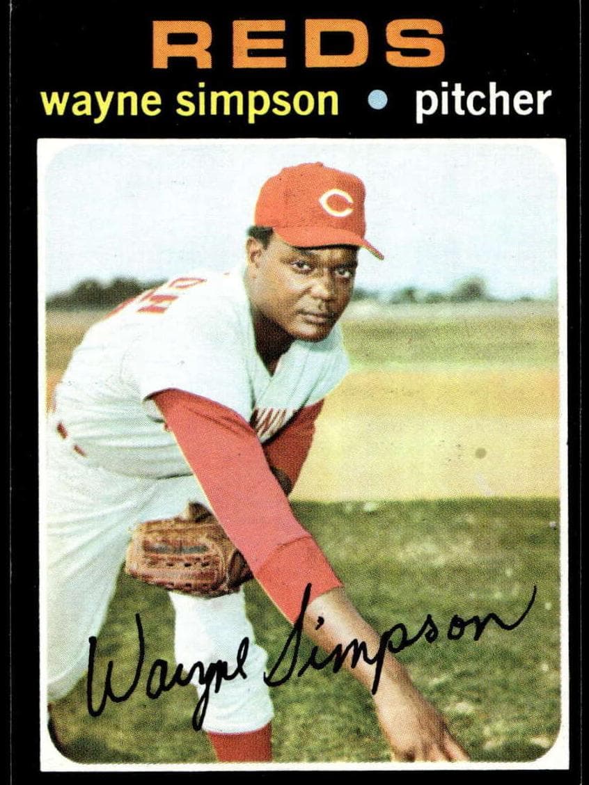 Wayne Simpson 1971 topps Topps