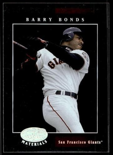 Barry Bonds 2001 leaf Leaf Certified Materials