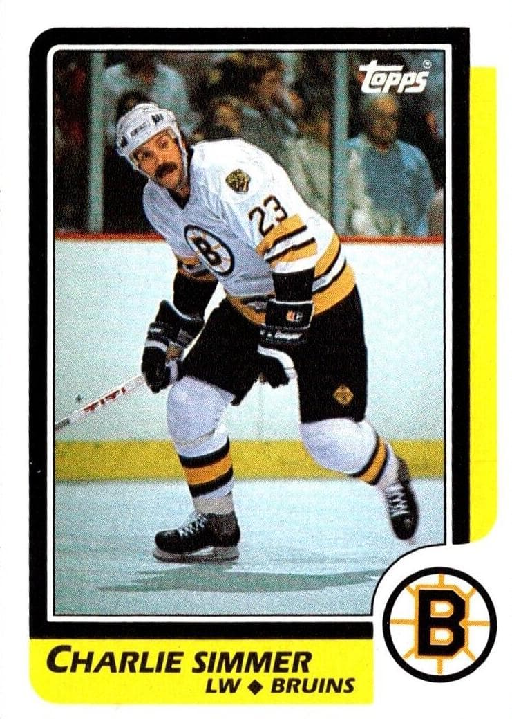 Charlie Simmer 1986 topps Topps