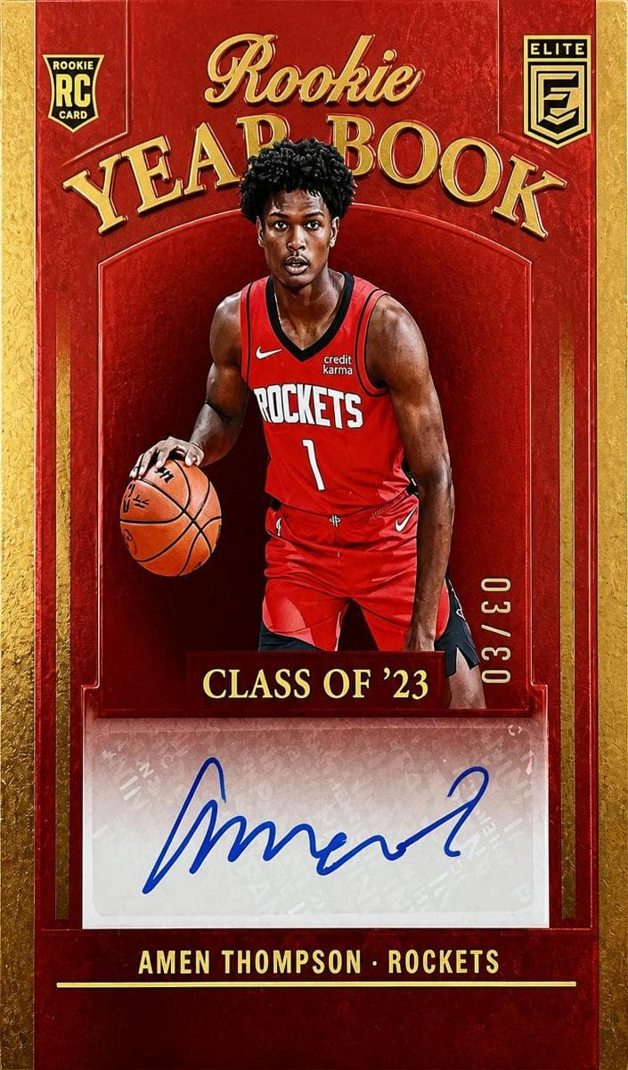 Amen Thompson 2023 panini Donruss Elite