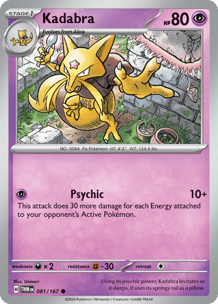 Kadabra 2002 Pokemon