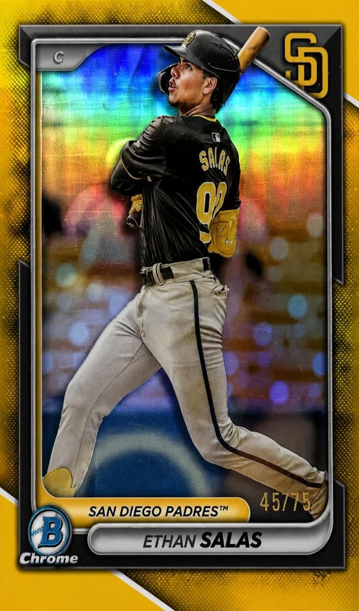 Ethan Salas 2024 bowman Bowman Chrome Prospects