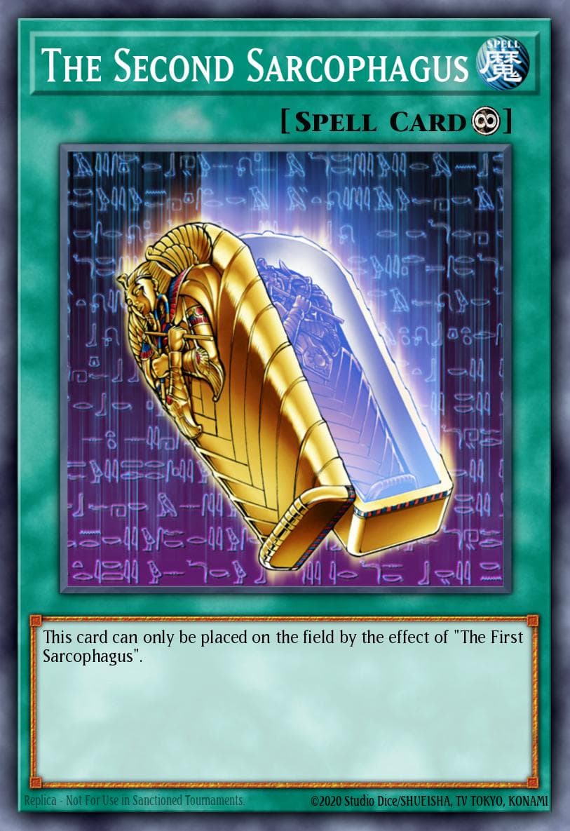 The Second Sarcophagus 2004 Yu-Gi-Oh! Japanese Pharaoh's Inheritance