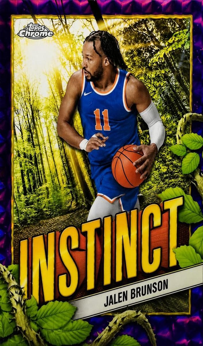 Jalen Brunson 2024 topps Topps Chrome