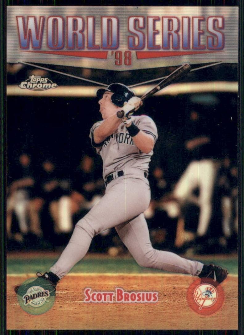 Scott Brosius 1999 topps Topps Chrome
