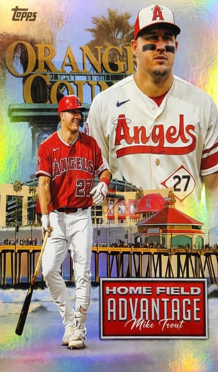 Mike Trout 2025 topps Chrome