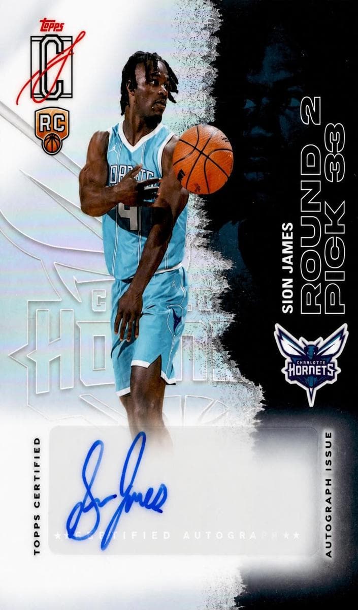 Sion James 2025 topps Topps Signature Class