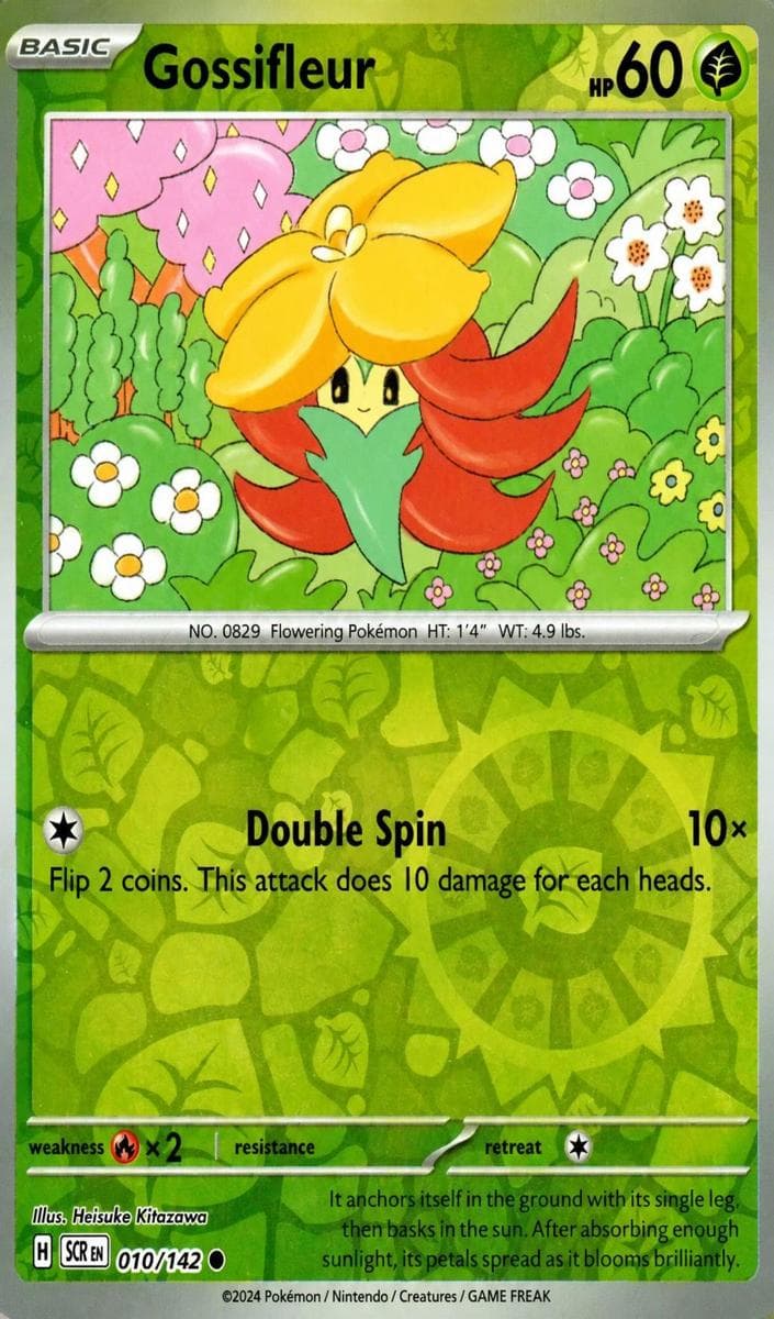 Gossifleur trading card
