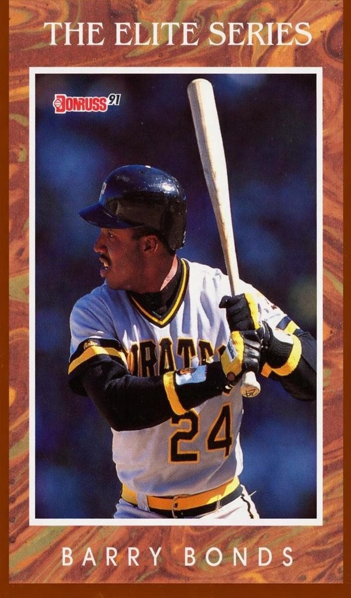 Barry Bonds 1991 panini Donruss