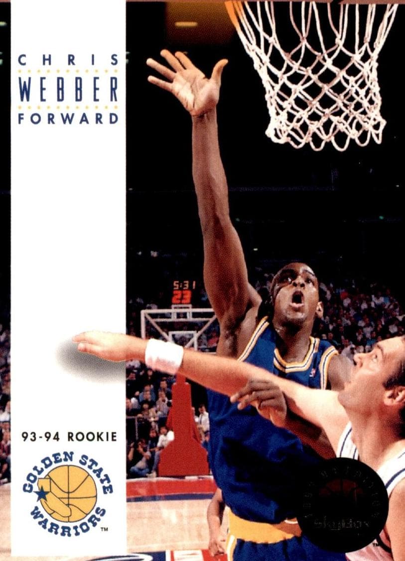 Chris Webber 1993 fleer SkyBox Premium