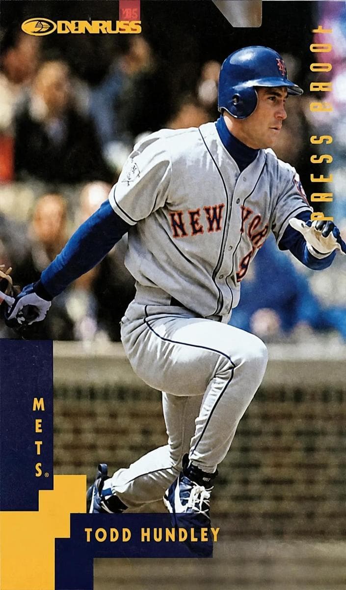 Todd Hundley 1997 panini Donruss