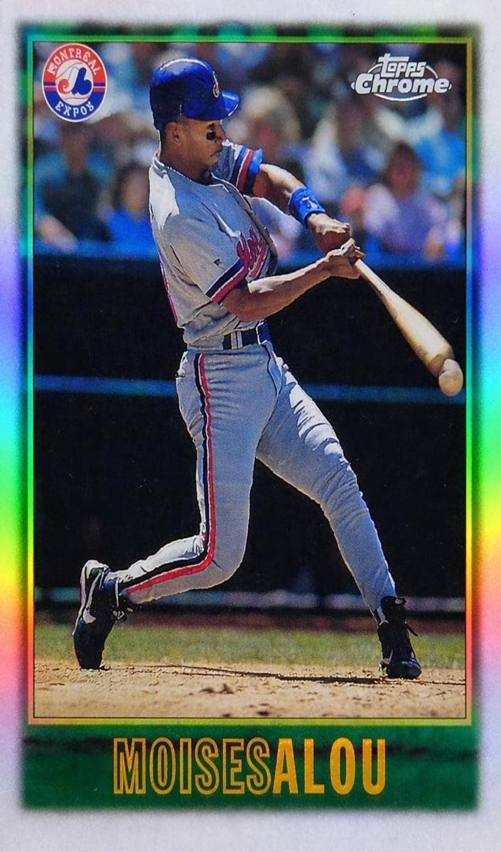 Moises Alou 1997 topps Topps Chrome