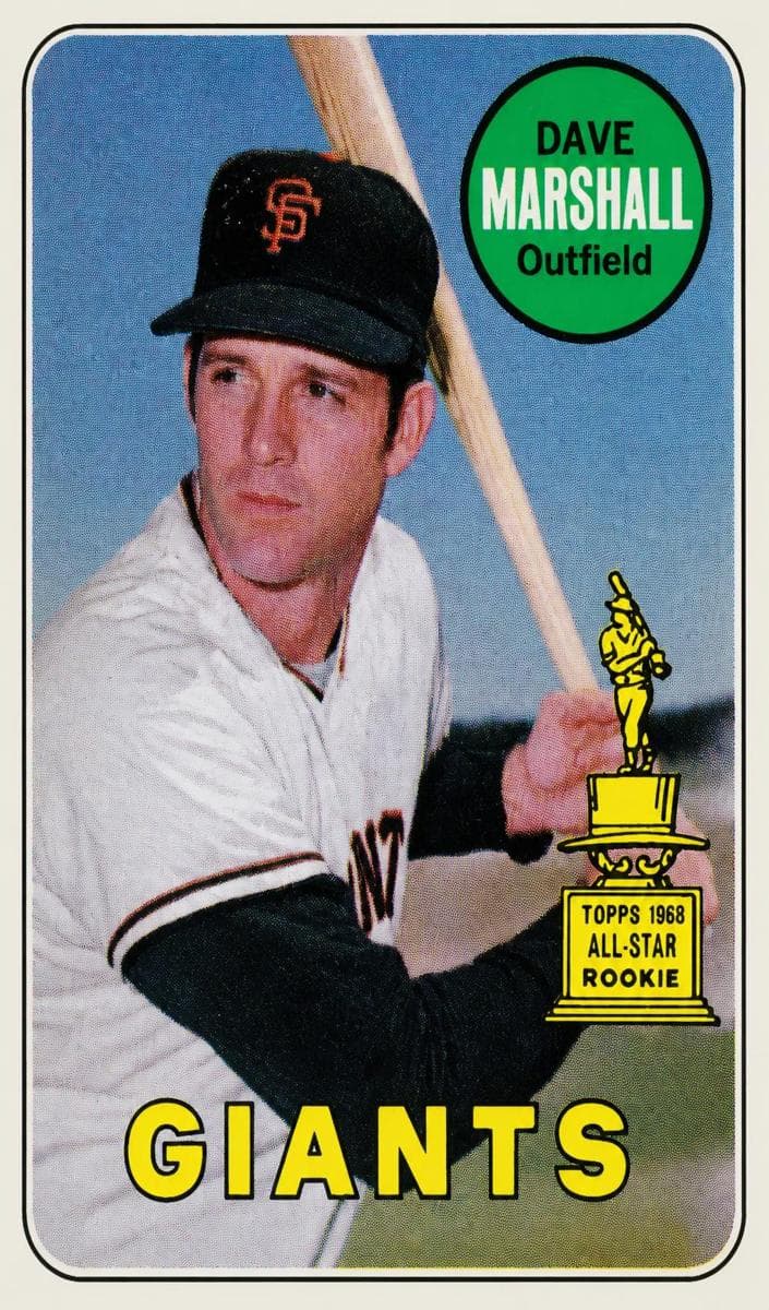 Dave Marshall 1969 topps Topps