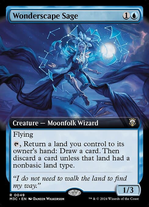 Wonderscape Sage 2024 Magic: The Gathering Modern Horizons 3 Commander