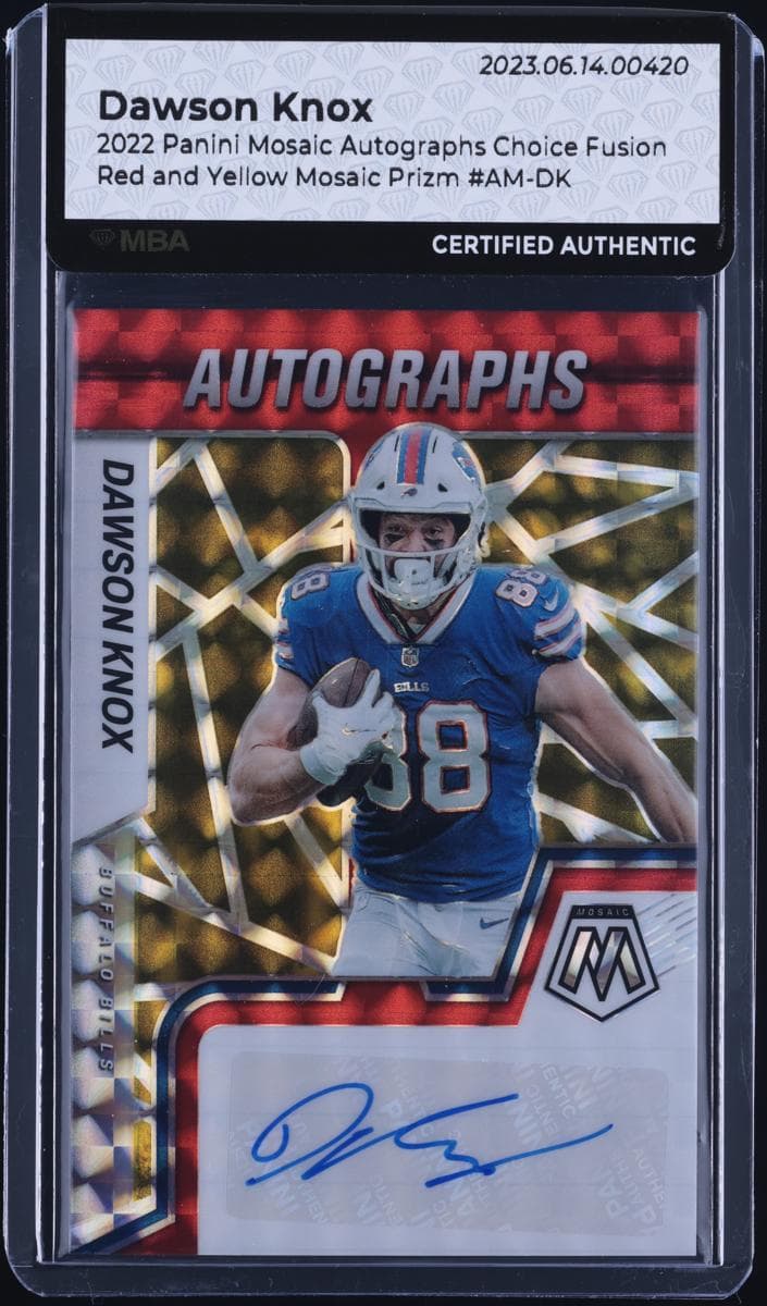 Dawson Knox 2022 panini Panini Mosaic