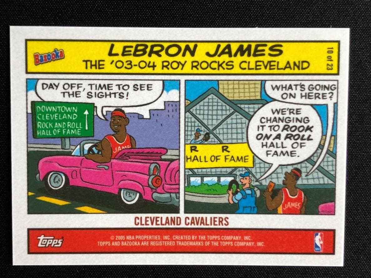 LeBron James 2004 unknown