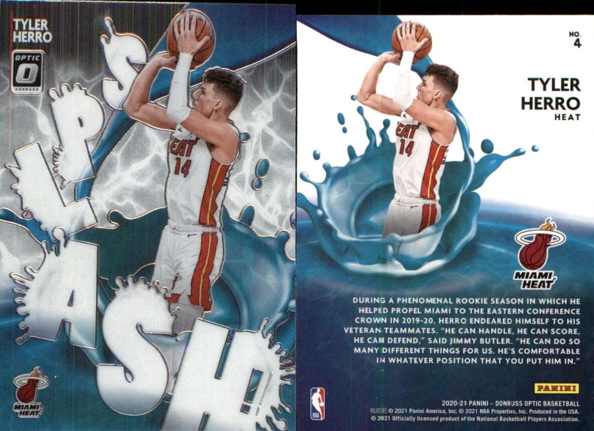 Tyler Herro 2020 panini Donruss Optic