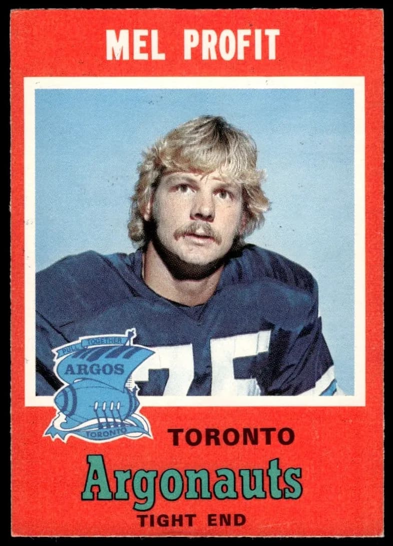 Mel Profit 1971 o-pee-chee Cfl