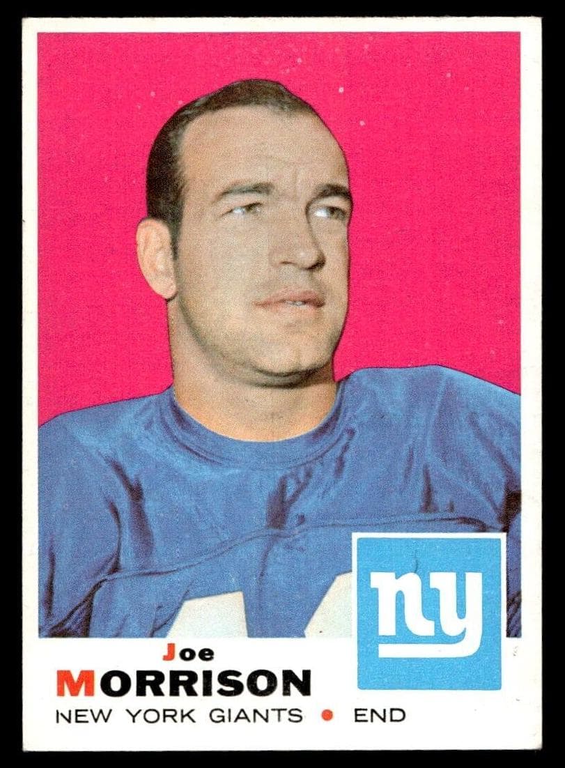 Joe Morrison 1969 topps Topps