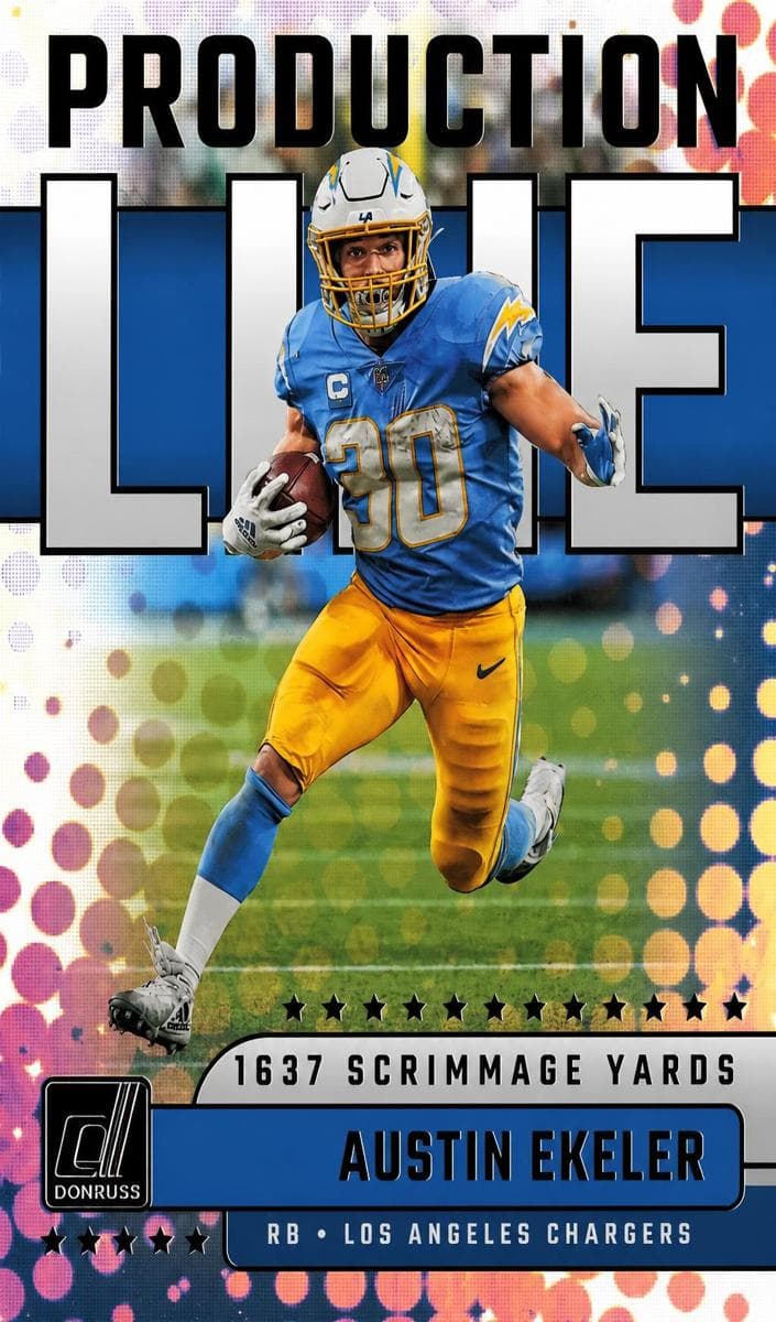 Austin Ekeler 2023 panini Panini Donruss