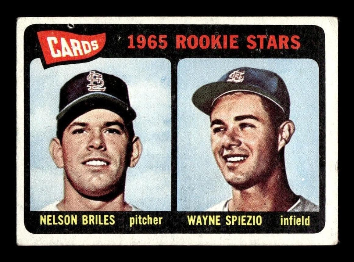 Cards 1965 Rookie Stars (Nelson Briles / Wayne Spiezio) #431