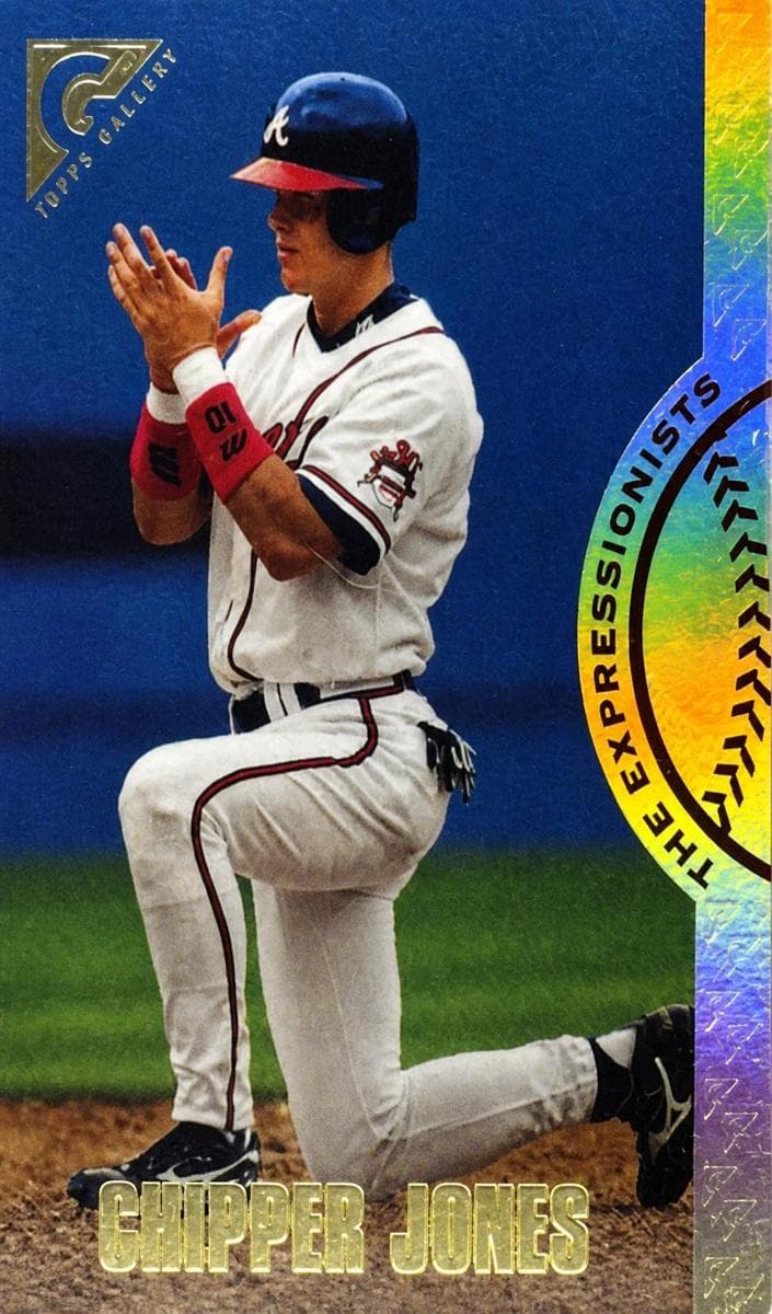Chipper Jones 1996 topps Topps Gallery