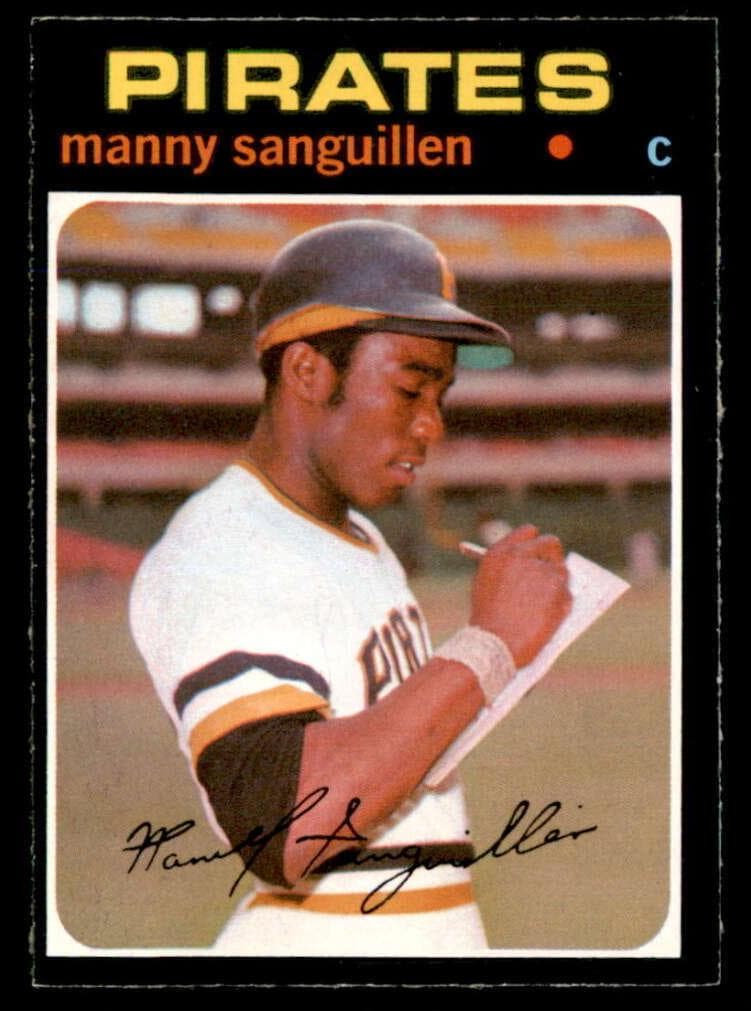 Manny Sanguillen 1971 topps O-Pee-Chee