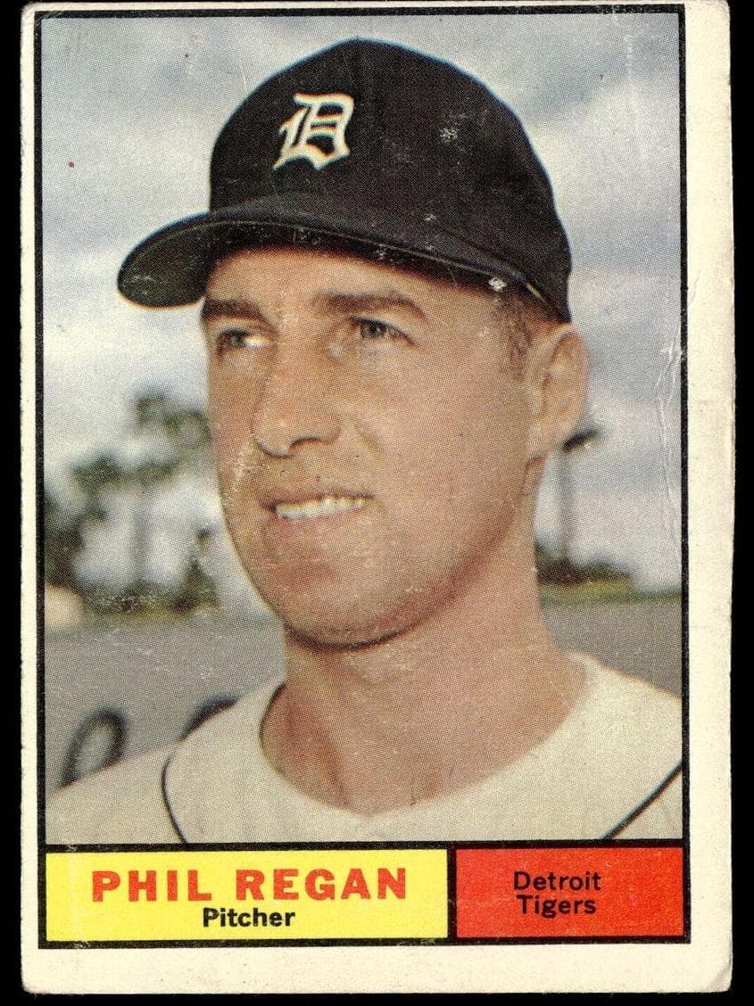 Phil Regan 1961 topps Topps