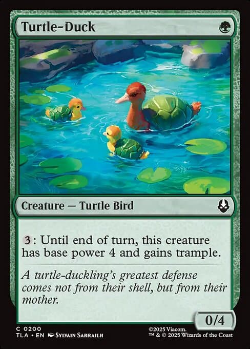 Turtle-Duck 2025 Magic: The Gathering Avatar: The Last Airbender