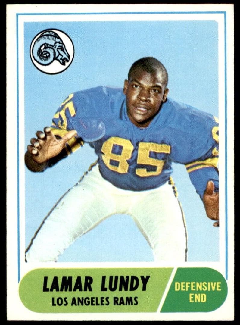 Lamar Lundy 1968 topps Topps