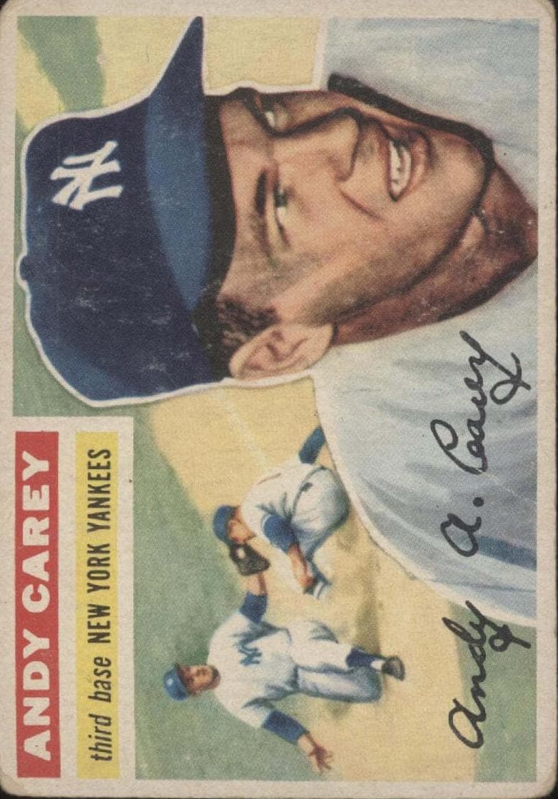 Andy Carey 1956 topps