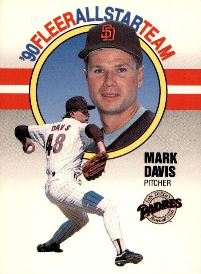 Mark Davis 1990 fleer