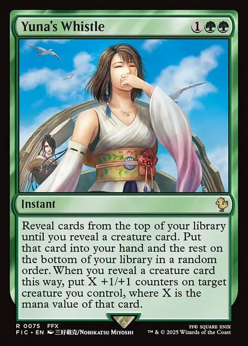 Yuna's Whistle 2025 Magic: The Gathering Final Fantasy Commander