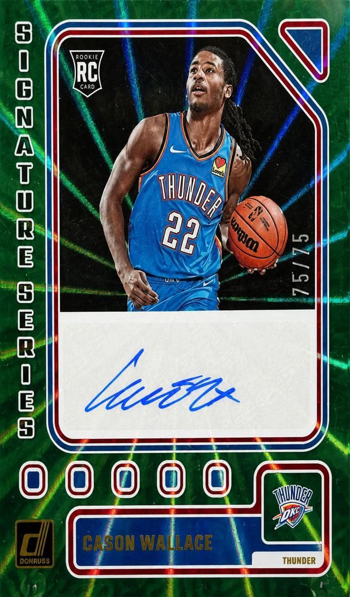 Cason Wallace 2023 panini Donruss