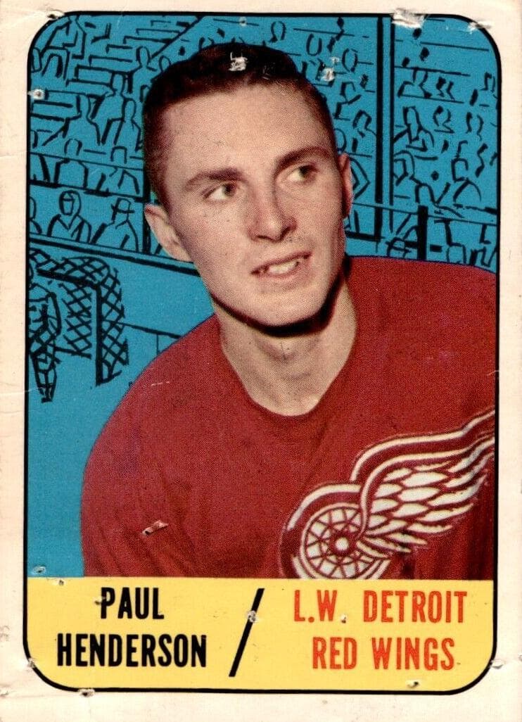 Paul Henderson 1967 topps Topps