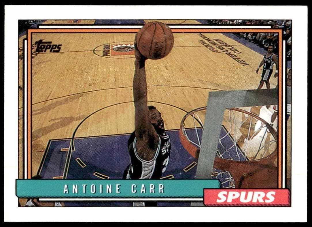 Antoine Carr 1992 topps Topps