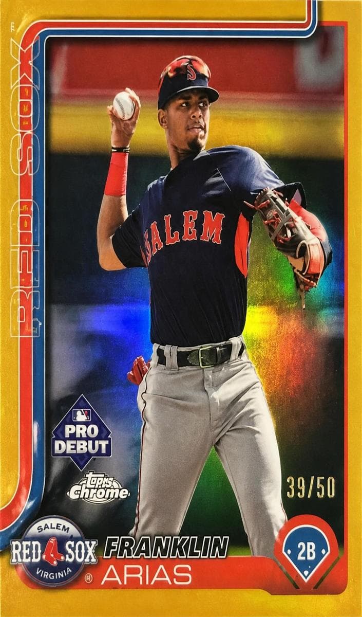Franklin Arias 2025 topps Topps Pro Debut