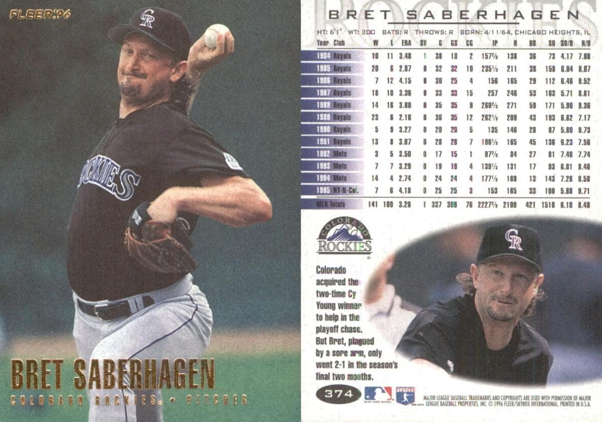 Bret Saberhagen #374