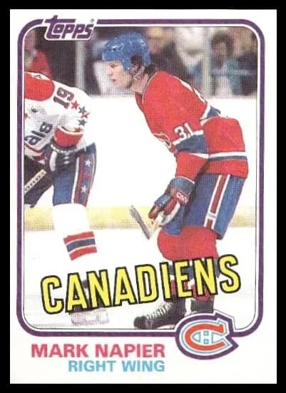 Mark Napier 1981 topps Topps