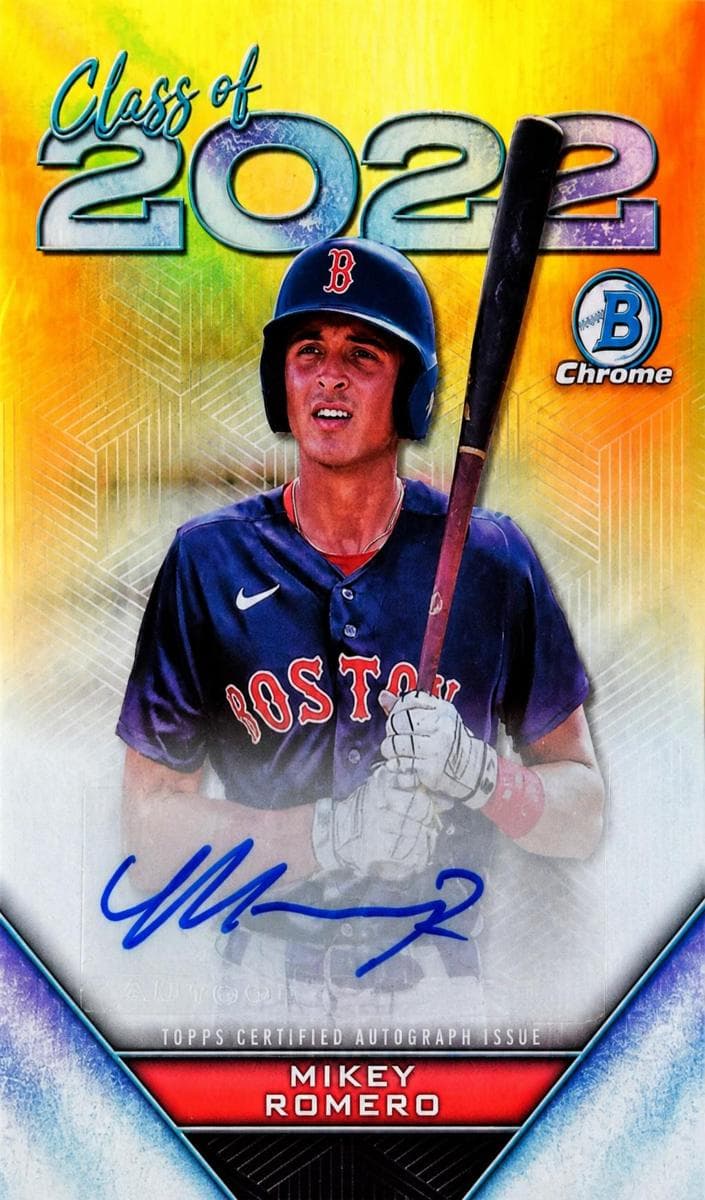 Mikey Romero 2022 bowman Bowman Draft