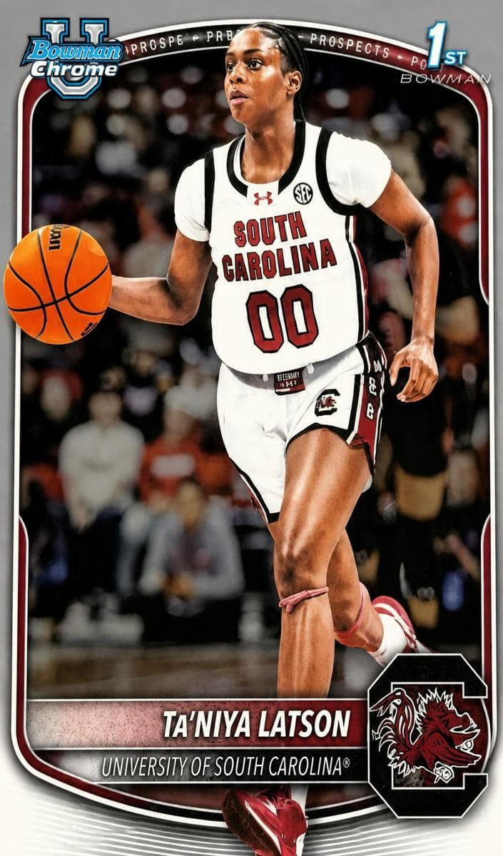 Ta'Niya Latson trading card