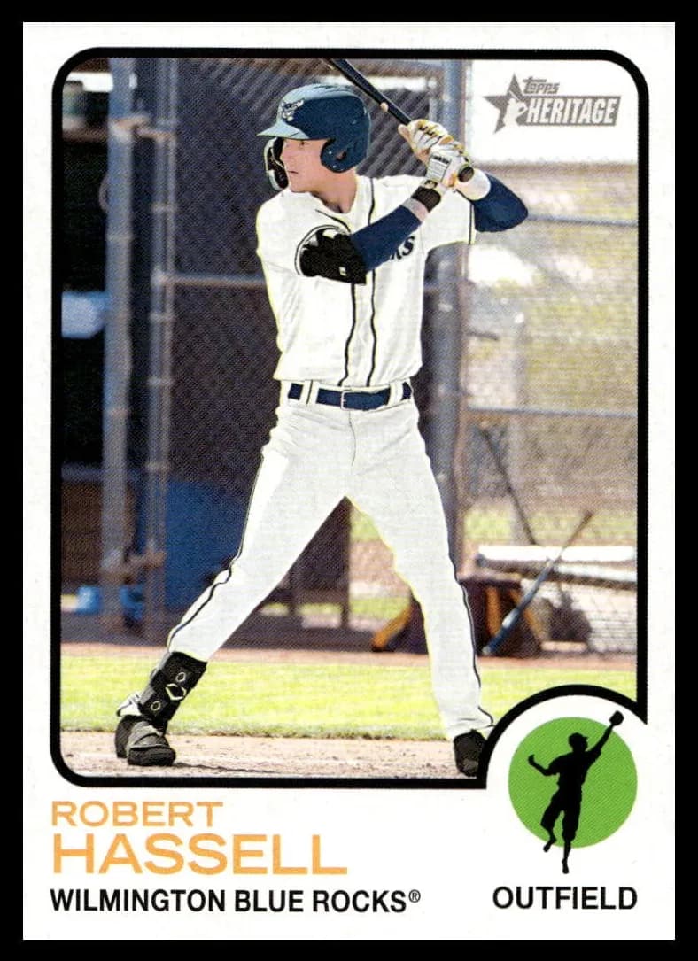 Robert Hassell 2022 topps Topps Heritage Minor League
