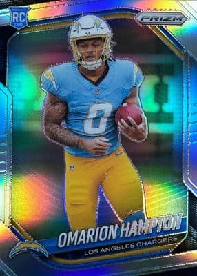 Omarion Hampton trading card