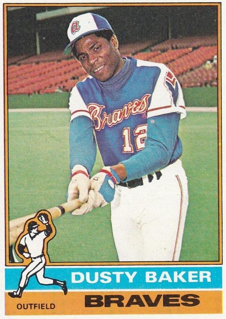 Dusty Baker 1976 topps Topps